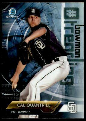 Cal Quantrill #CQ Baseball Cards 2018 Bowman Trending