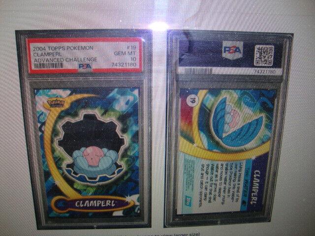 Clamperl #19 Pokemon 2004 Topps Advanced Challenge