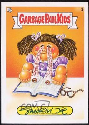 Artist Autograph #3 Garbage Pail Kids Book Worms