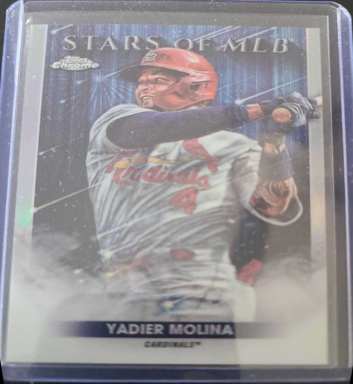Yadier Molina #SMLBC-19 Baseball Cards 2022 Topps Stars of MLB Chrome