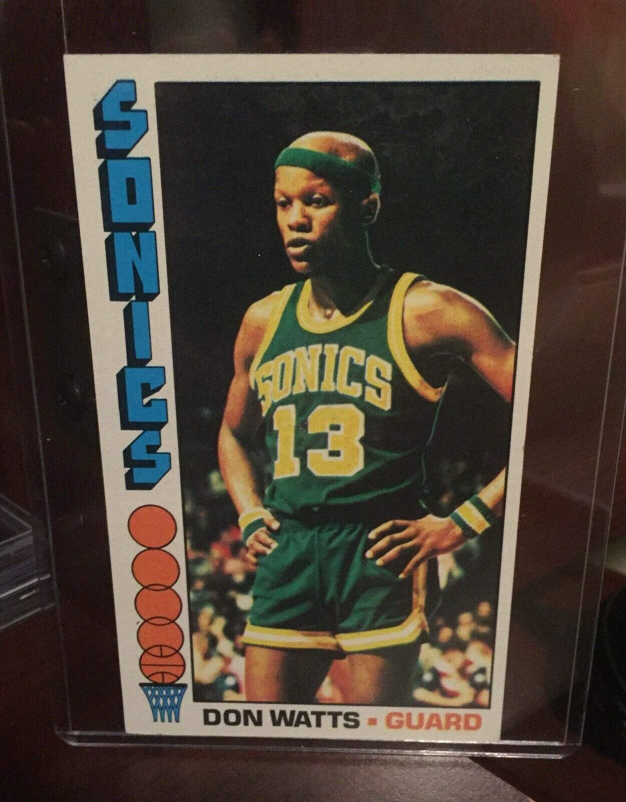 Don Watts #105 Basketball Cards 1976 Topps
