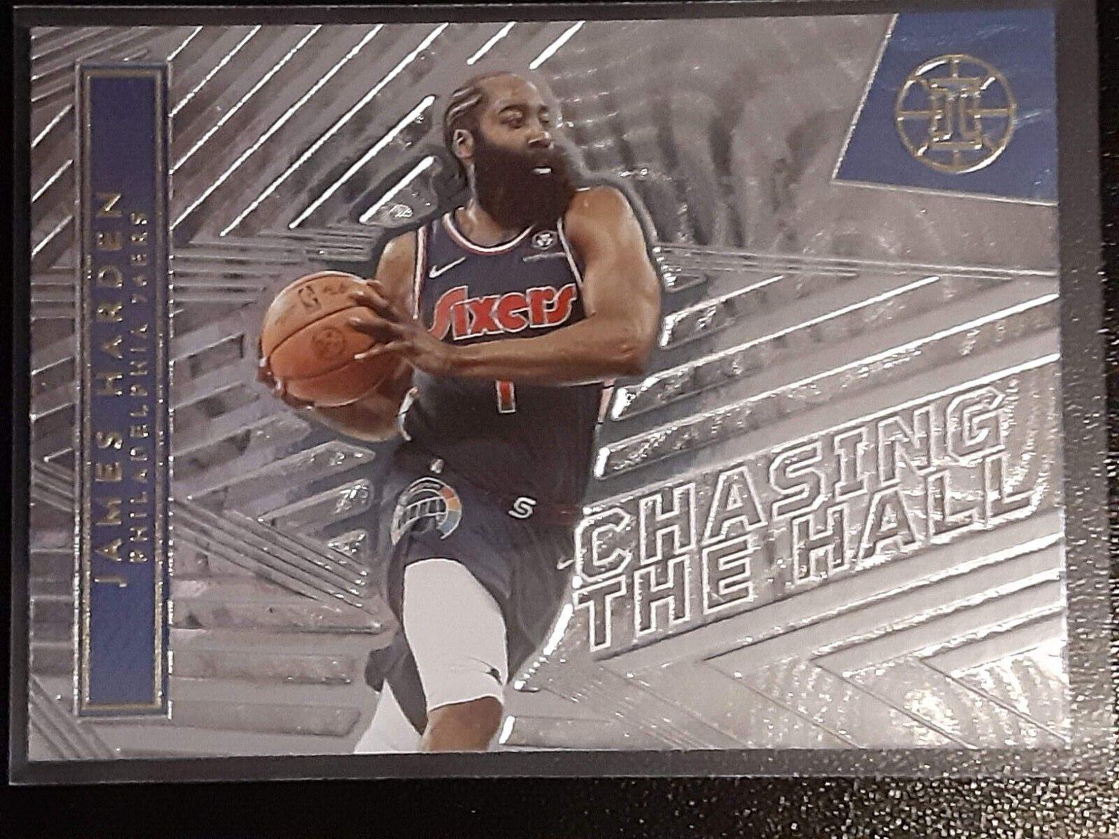 James Harden #9 Basketball Cards 2021 Panini Illusions Chasing the Hall
