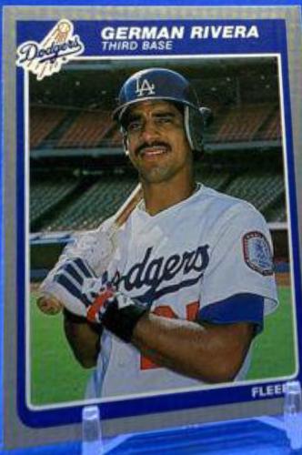 German Rivera #382 Baseball Cards 1985 Fleer
