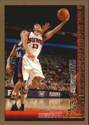 Steve Nash Gold #1 Basketball Cards 2005 Bowman