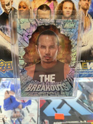 Matt Hardy #BO-3 Wrestling Cards 2022 Upper Deck AEW Breakouts