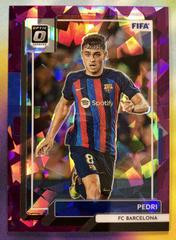 Pedri [Optic Purple Ice] #33 Soccer Cards 2022 Panini Donruss Prices