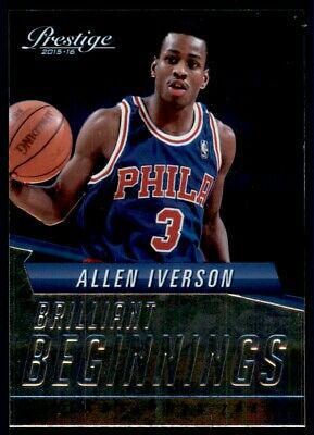Allen Iverson #16 Basketball Cards 2015 Panini Prestige Brilliant Beginnings