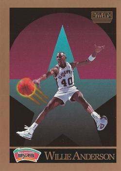 Willie Anderson #252 Basketball Cards 1990 Skybox