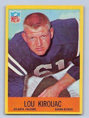 Lou Kirouac #5 Football Cards 1967 Philadelphia