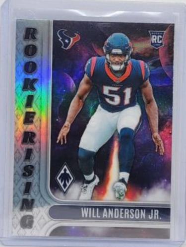 Will Anderson Jr. #RIS-3 Football Cards 2023 Panini Phoenix Rookie Rising