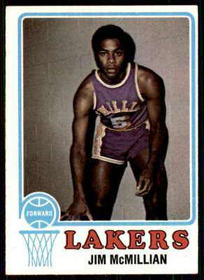 Jim McMillian #4 Basketball Cards 1973 Topps