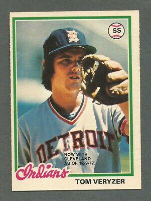 Tom Veryzer #14 Baseball Cards 1978 O Pee Chee