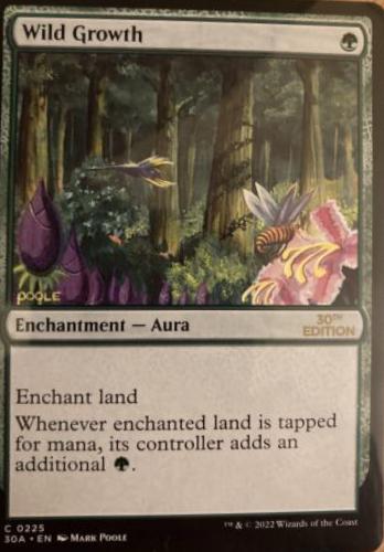Wild Growth #225 Magic 30th Anniversary