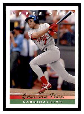 Geronimo Pena #331 Baseball Cards 1993 Upper Deck