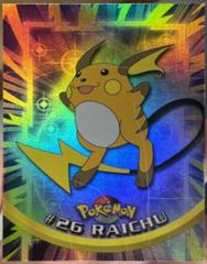 Raichu [Rainbow Foil] #26 Pokemon 1999 Topps TV Prices