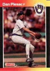 Dan Plesac #382 Baseball Cards 1989 Donruss