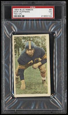 Dick Huffman #8 Football Cards 1954 Blue Ribbon Tea CFL