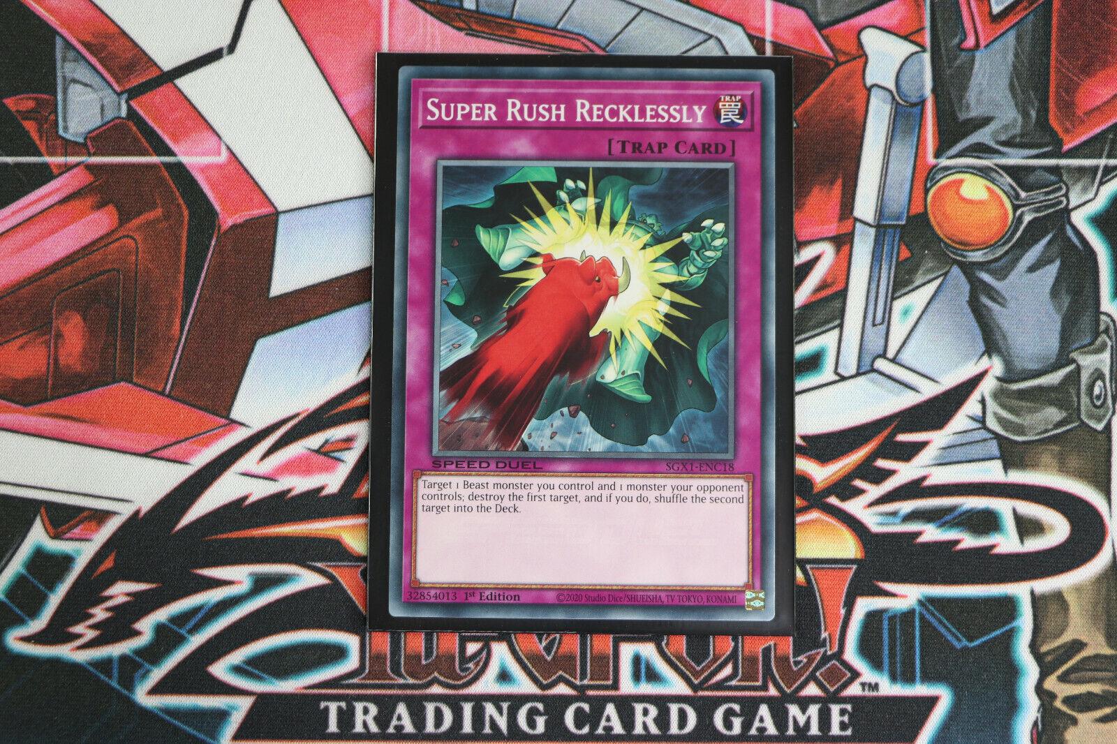 Super Rush Recklessly SGX1-ENC18 YuGiOh Speed Duel GX: Duel Academy Box