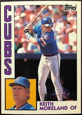 Keith Moreland #23 Baseball Cards 1984 Topps Tiffany