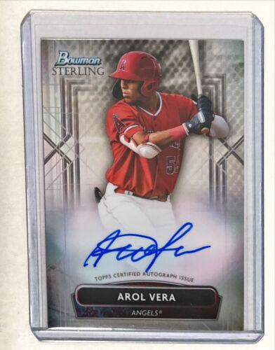 Arol Vera #PA-AV Baseball Cards 2022 Bowman Sterling Prospect Autographs