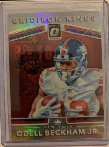 Odell Beckham Jr. #7 Football Cards 2017 Panini Donruss Optic Gridiron Kings
