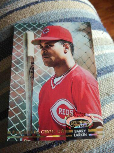 Barry Larkin #596 Baseball Cards 1992 Stadium Club