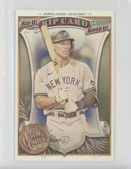 Aaron Judge #BRC-AJ Baseball Cards 2022 Topps Allen & Ginter Boxloader Rip Prices