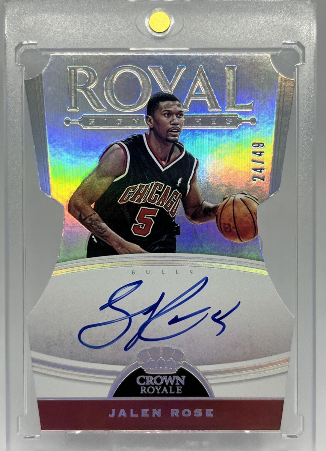Jalen Rose #RY-JRS Basketball Cards 2019 Panini Crown Royale Royal Signatures