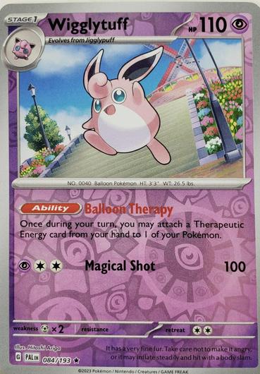 Wigglytuff [Reverse Holo] #84 Cover Art