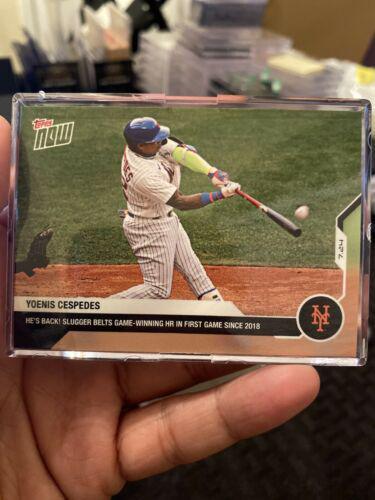 Yoenis Cespedes #7 Baseball Cards 2020 Topps Now