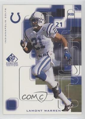 Lamont Warren #48 Football Cards 1999 SP Signature