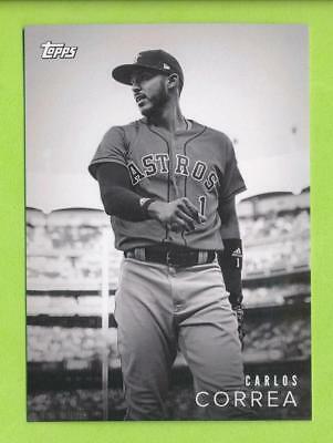Carlos Correa #14 Baseball Cards 2018 Topps on Demand Black & White