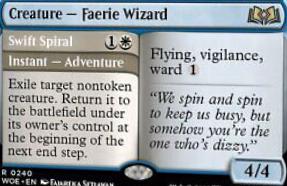 Twining Twins // Swift Spiral #240 Magic Wilds of Eldraine