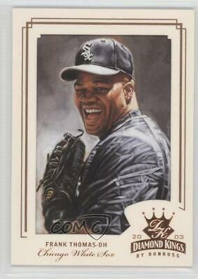 Frank Thomas #18 Baseball Cards 2003 Donruss Diamond Kings