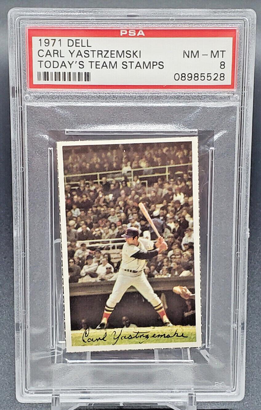 Carl Yastrzemski Baseball Cards 1971 Dell Today's Team Stamps