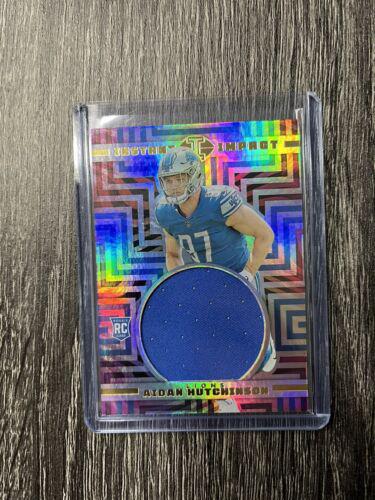 Aidan Hutchinson #II-AH Football Cards 2022 Panini Illusions Instant Impact