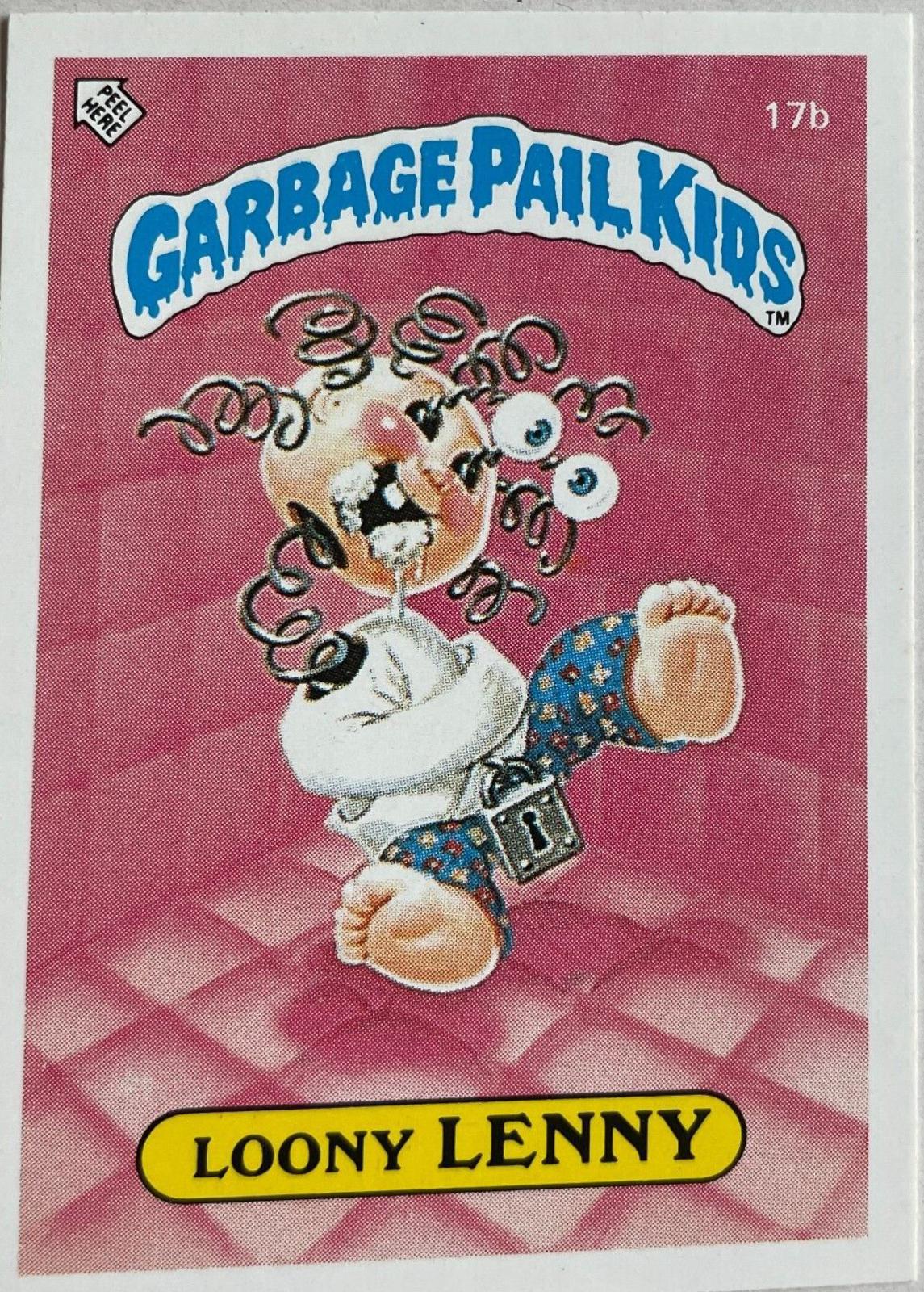 Loony LENNY #17b Garbage Pail Kids 1985 Mini