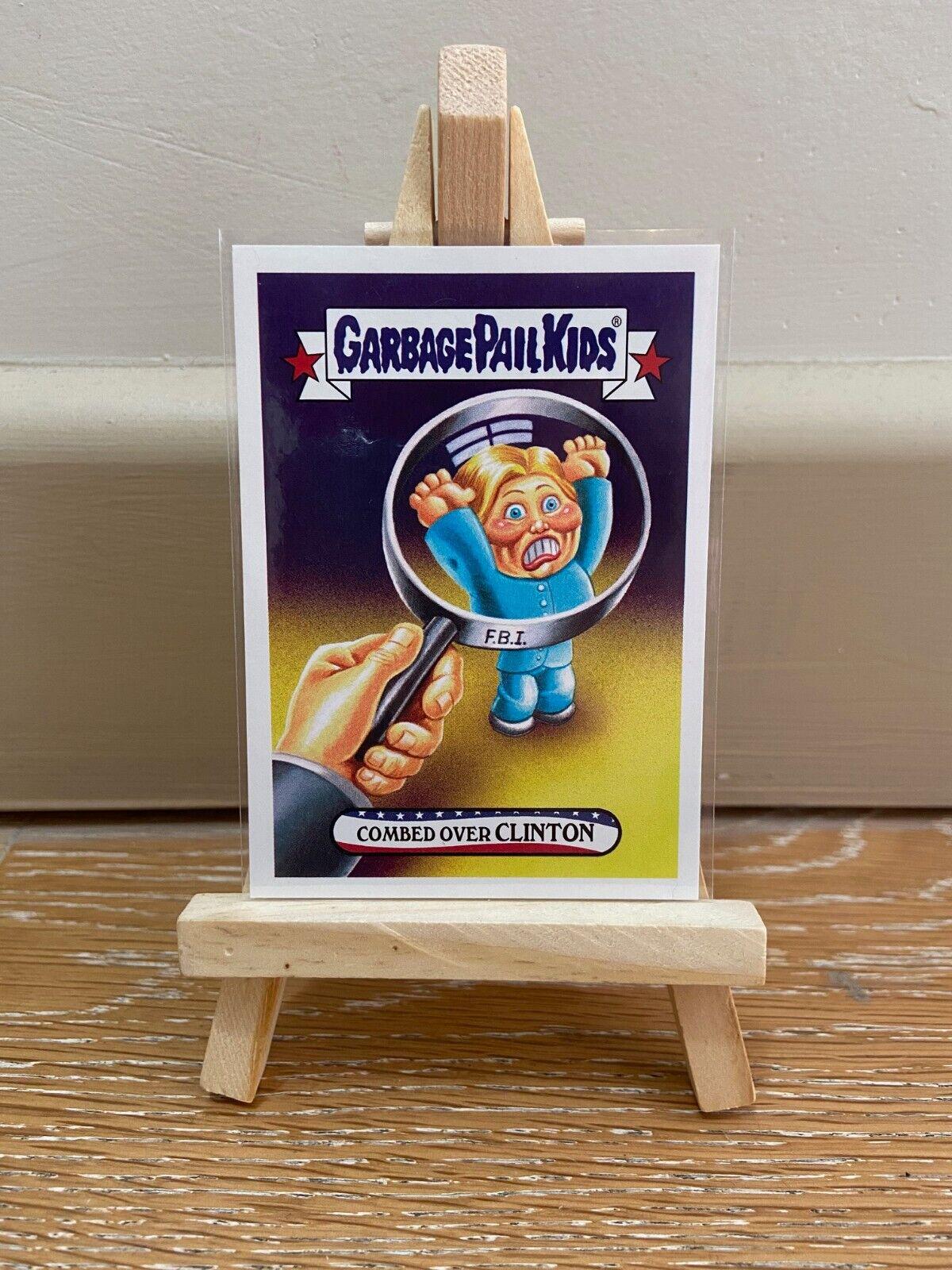Combed Over Clinton #37 Garbage Pail Kids Disgrace to the White House