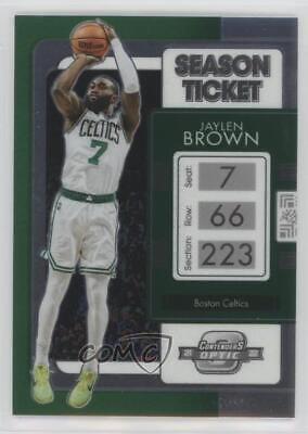 Jaylen Brown #2 Basketball Cards 2021 Panini Contenders Optic