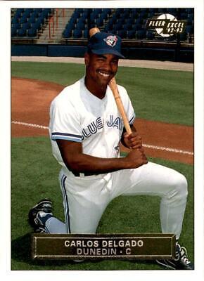 Carlos Delgado #242 Baseball Cards 1992 Fleer Excel