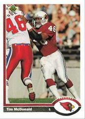 Tim McDonald #133 Football Cards 1991 Upper Deck Prices
