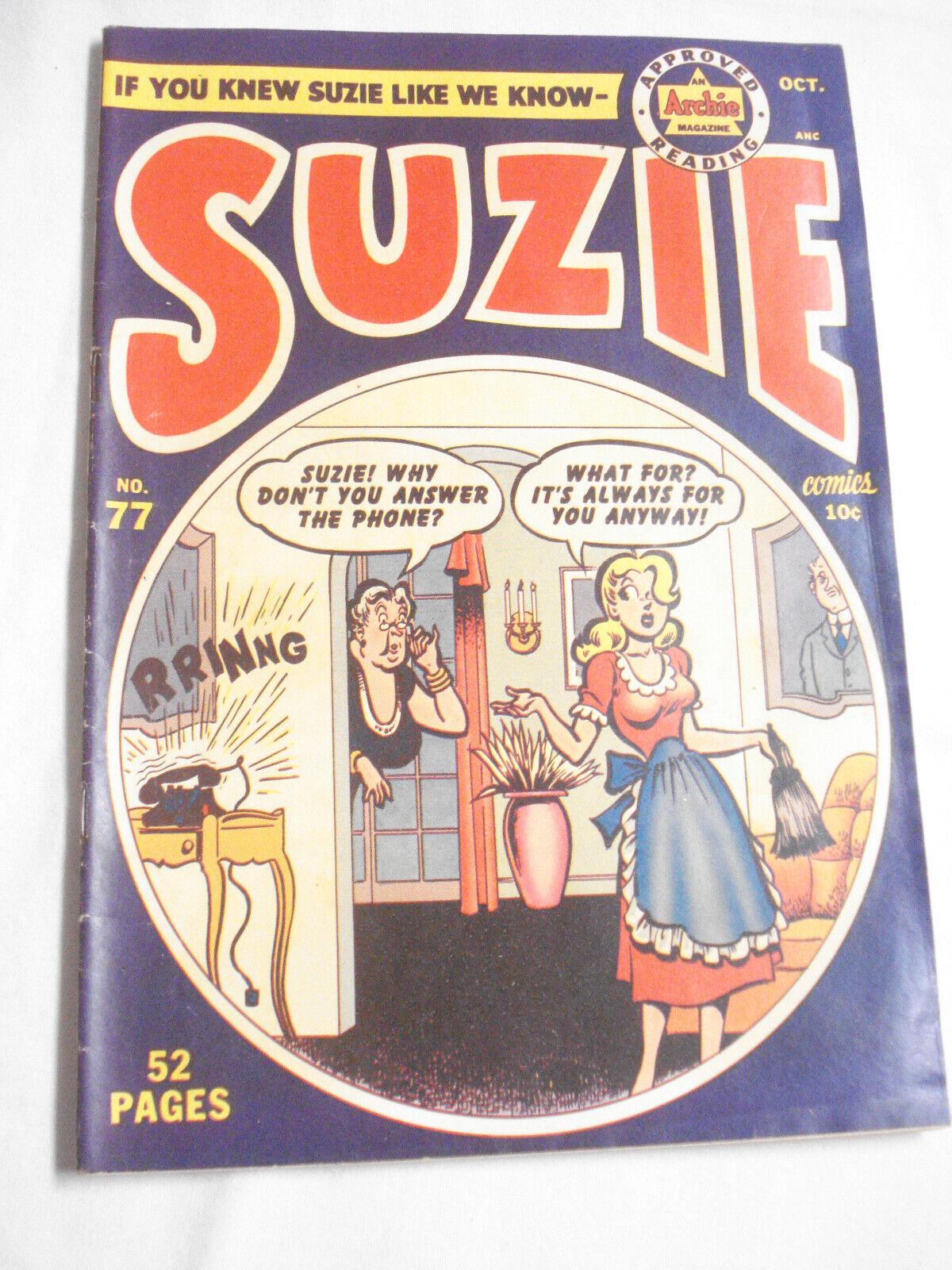 Suzie Comics #77 (1950) Comic Books Suzie Comics