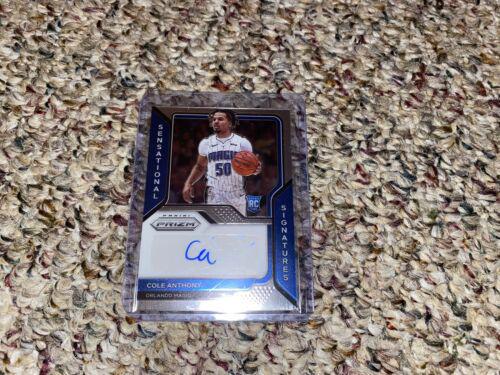 Cole Anthony Basketball Cards 2020 Panini Prizm Sensational Signatures