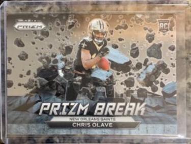 Chris Olave #PB-10 Football Cards 2022 Panini Prizm Break