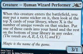 Wizards of the _____ Magic Unfinity