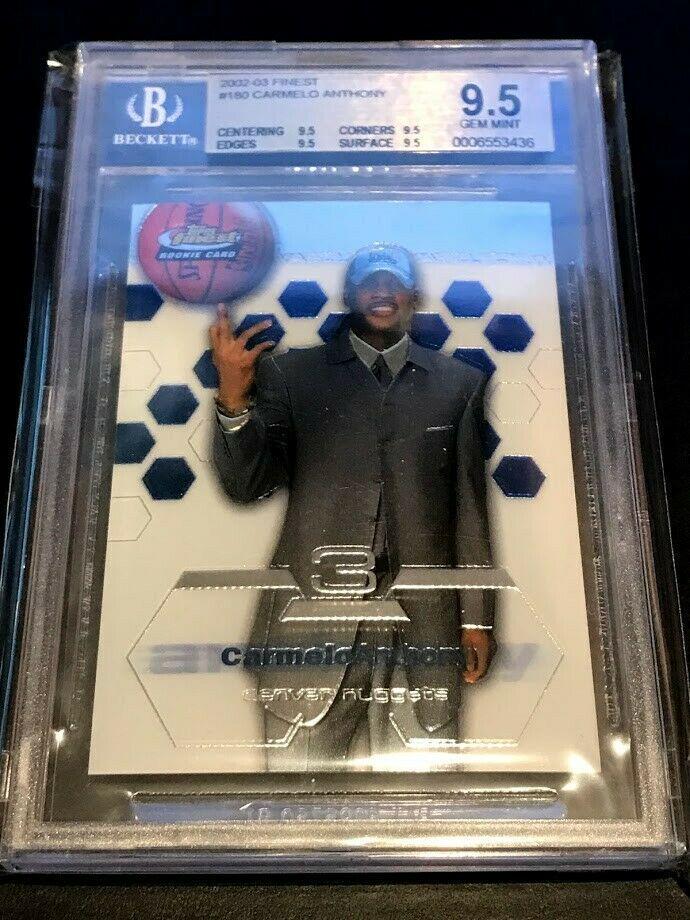 Carmelo Anthony #180 Basketball Cards 2002 Finest