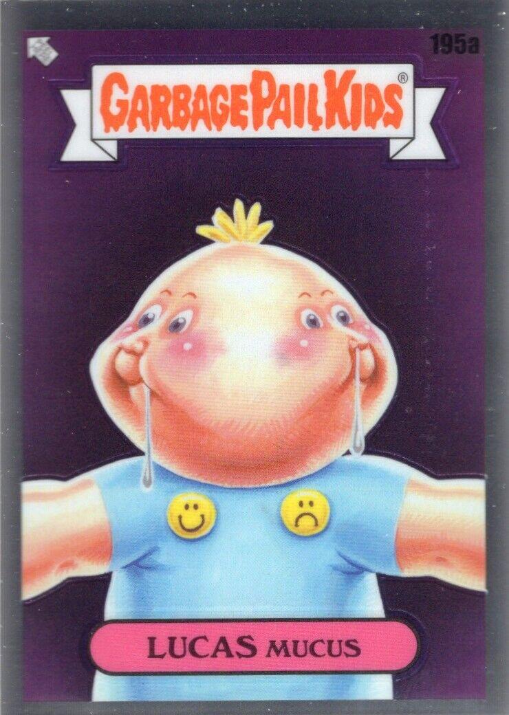 LUCAS Mucus #195a 2022 Garbage Pail Kids Chrome
