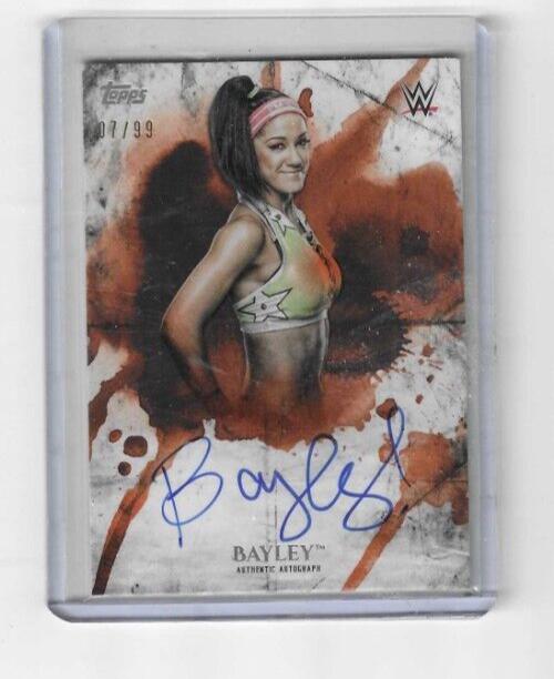 Bayley #UA-BA Wrestling Cards 2018 Topps WWE Undisputed Autographs
