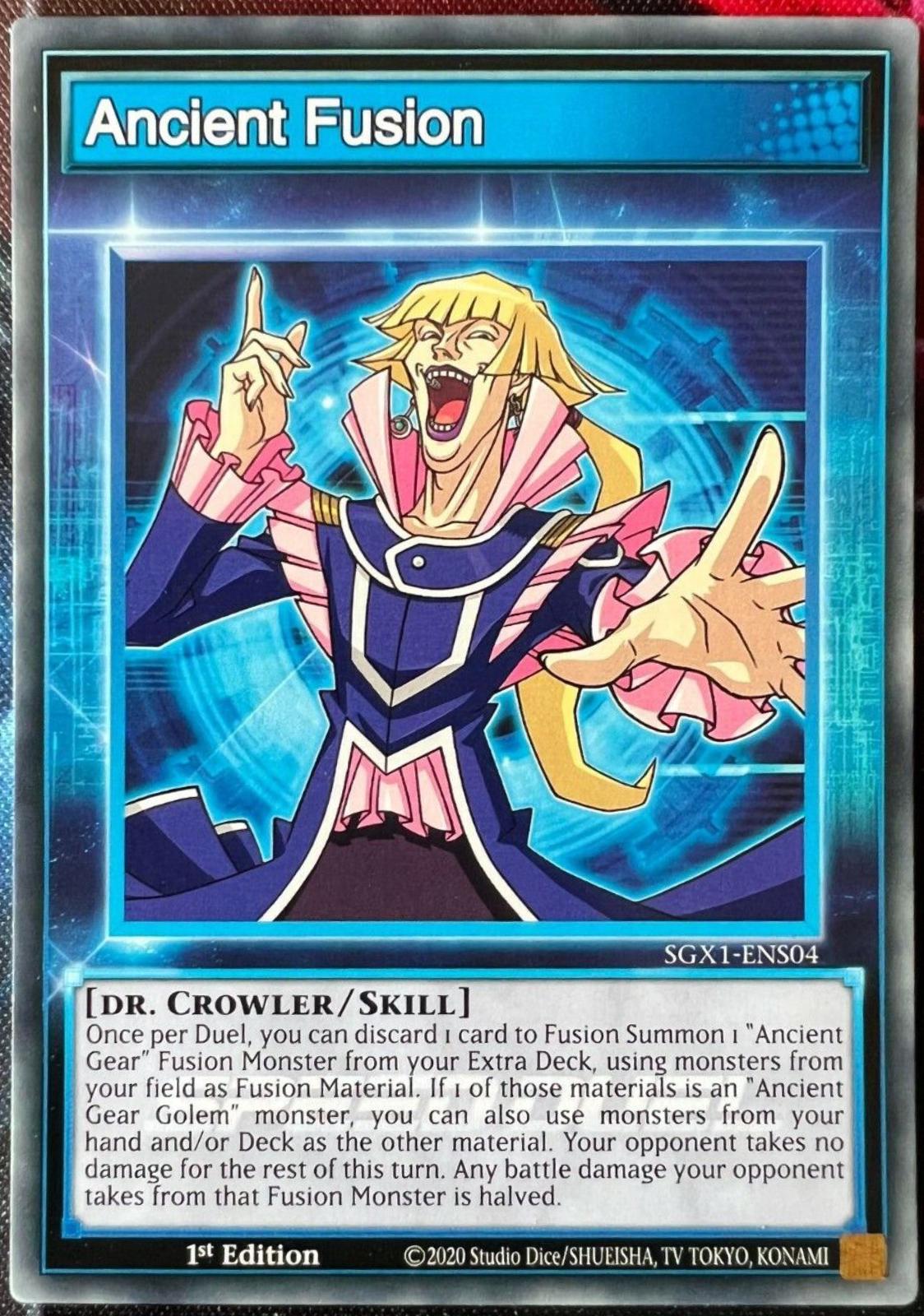 Ancient Fusion SGX1-ENS04 YuGiOh Speed Duel GX: Duel Academy Box