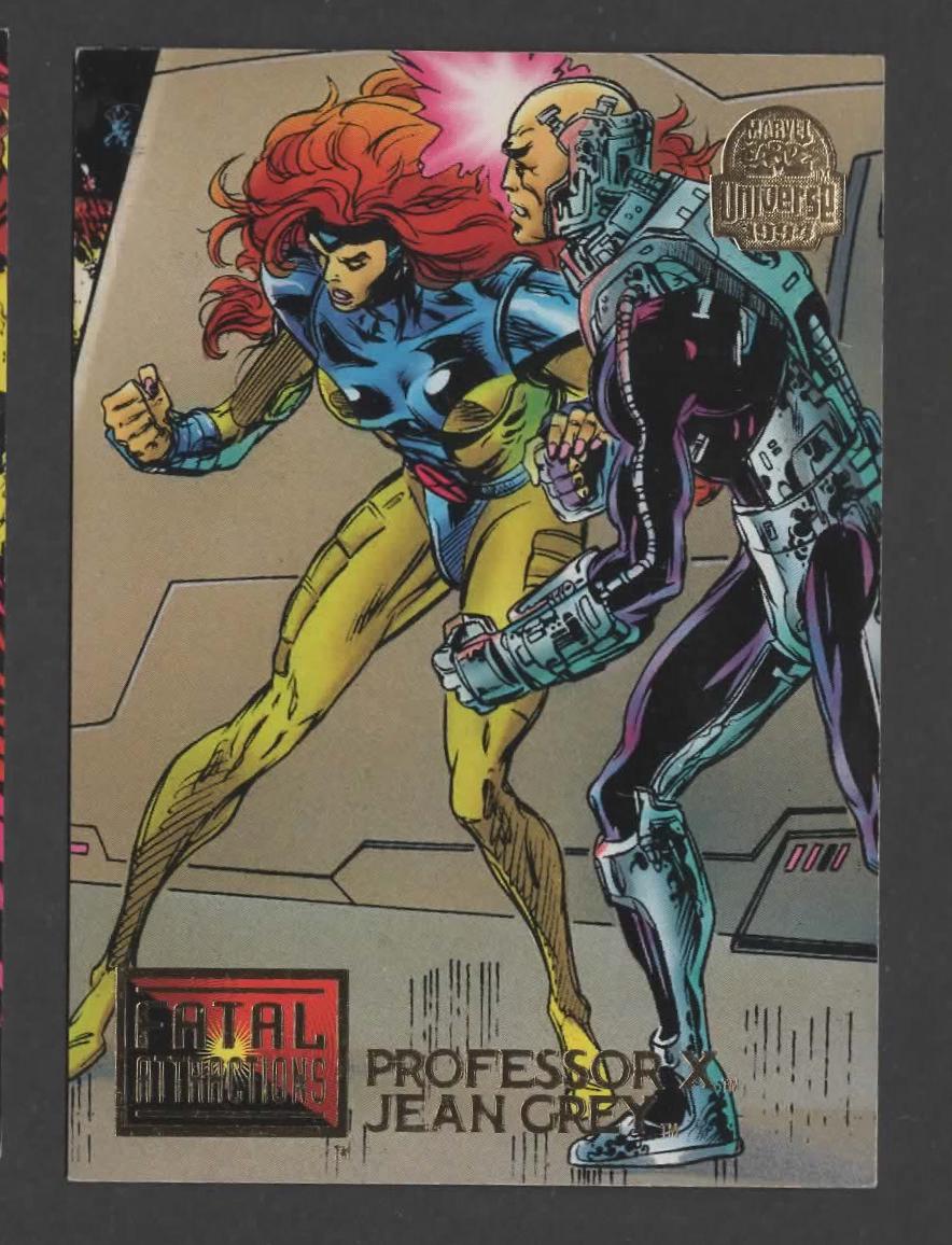 Professor X & Jean Grey #18 Marvel 1994 Universe